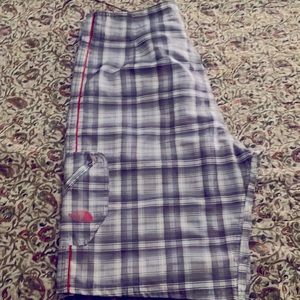 North face swimming shorts red grey white ..new without tags..